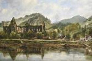 Tintern Abbey, By The Wye by Frederick Waters Watts