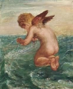 Good Luck To Your Fishing by George Frederick Watts