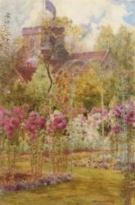 The Rectory Garden by Harold D. Watts