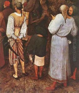 The Sermon of St John the Baptist (detail) 1566 8