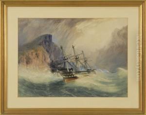 Weathering The Storm by Alfred Rudolf Waud