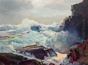 Crashing Waves by Frederick Judd Waugh