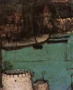 The Tower of Babel (detail) 1563 21 by Jan The Elder Brueghel
