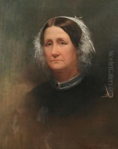 Portrait Of A Woman In Lace Bonnet