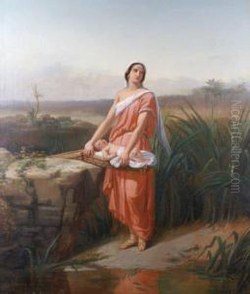Moise Enfant Et Sa Soeur Myriam Au Bord Du Nil - view 1