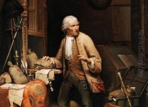 Der Beim Diebstahlversuch
Ertappte Hausdiener by Charles Augustin Wauters