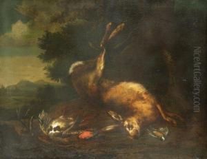 Jagdstillleben by Johann Georg Waxschlunger