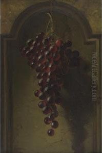 Hanging Grapes In A Niche by Andrew John Henry Way