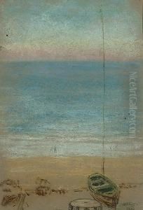 Grounded Fishing Boat by Thomas Robert Way