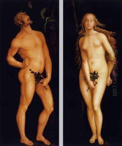 Adam and Eve 1524 by Hans Baldung Grien
