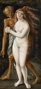 Young Woman and Death 1517 by Hans Baldung Grien