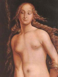 Eve (detail) 1524 by Hans Baldung Grien