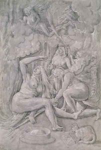 The Witches' Sabbath c.1515 by Hans Baldung Grien
