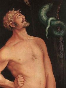 Adam (detail) 1524 by Hans Baldung Grien