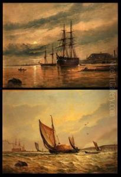 Shipping Off A Coast - view 1