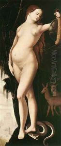 Prudence 1529 by Hans Baldung Grien