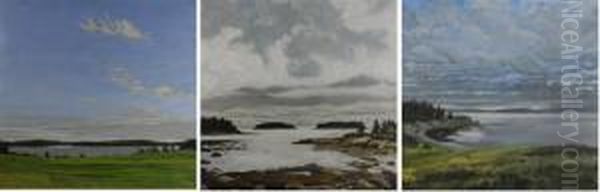 Three Coastal Maine Landscapes - view 1