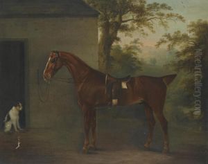 Portrait Of Mr. Yarburgh's Chestnut Hunter Little John