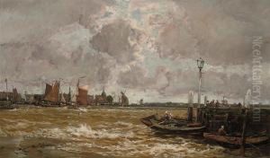 A Breezy Day Off Dort by Archibald Webb