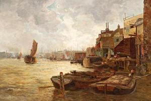 Off Limehouse by Archibald Webb