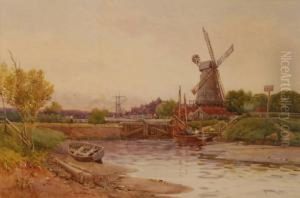 View Of Rye From Theriver by Archibald Webb