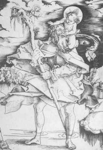 St Christopher 1514 by Hans Baldung Grien