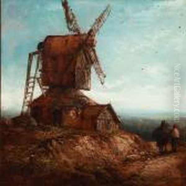 Autumn Day With A Mill - view 1