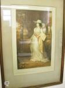 Two Mezzotints And Another Print After Reynolds Two Mezzotints And Another Print After Reynolds