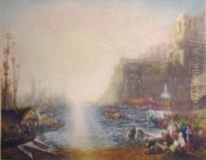 After Joseph Mallord William Turner , 'view Of Venice-regulus', Mezzotint, 42cm X 53cm, Signed, Framed After Joseph Mallord William Turner , 'view Of Venice-regulus', Mezzotint, 42cm X 53cm, Signed, Framed