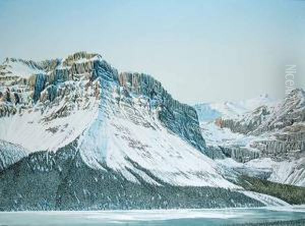 Breakup, Hector Lake - view 1