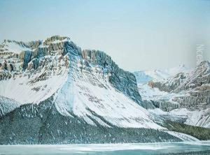 Breakup, Hector Lake by Matthew William Webb