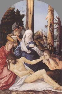 The Lamentation Of Christ 1518 by Hans Baldung Grien