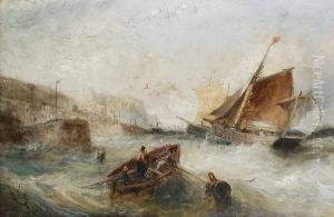 Ships Off The Cornish Coast