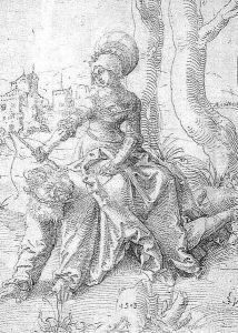 Phyllis and Aristotle by Hans Baldung Grien