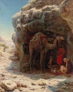 The Arab Encampment by William J. Webbe or Webb