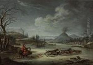 Winter Scene In Kamtchatka by John Webber