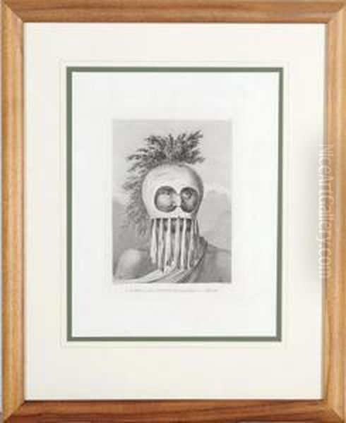 A Man Of The Sandwich Islands, In A Mask - view 1
