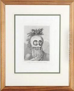 A Man Of The Sandwich Islands, In A Mask