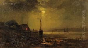 Moonlit Harbor