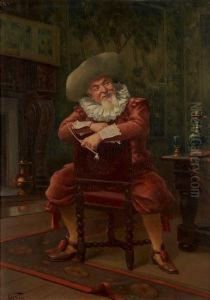 L'homme A La Pipe by Alfred Charles Weber