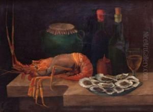 Nature Morte Au Homard by Alfred Charles Weber