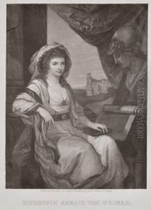 Herzogin Amalie Von Weimar by August Weber