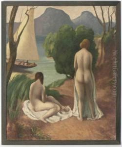 Badende Frauen by Emil Weber