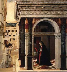 Annunciation c. 1465 by Gentile Bellini