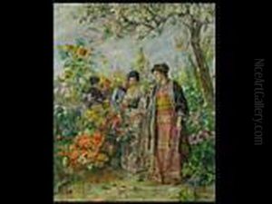 Im Rosengarten by Marie Philips Weber