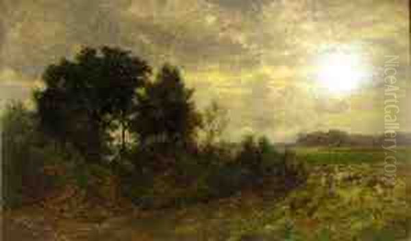 Sheep At Pasture - view 1