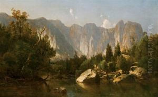 Cathedral Rocks - Yosemite - view 1
