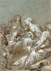 The Adoration Of The Magi 1561-63 by Federico Fiori Barocci