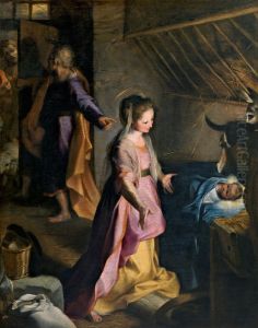 The Nativity 1597 by Federico Fiori Barocci