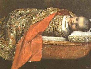 Portrait of the newborn Federigo di Urbino 1605 by Federico Fiori Barocci